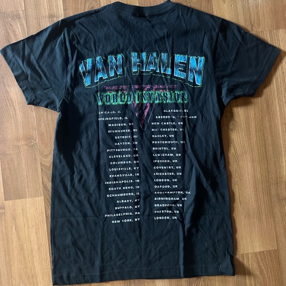 NWT Van Halen 1978 World Tour T-Shirt Size Small - Picture 3 of 9